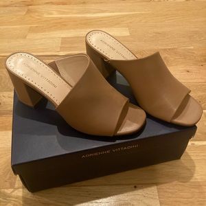 Adrienne Vittadini Beige/Brown Heels